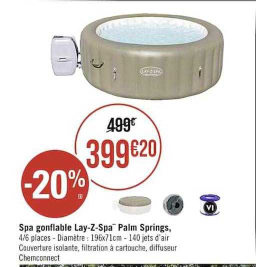 spa gonflable lay-z-spa palm springs