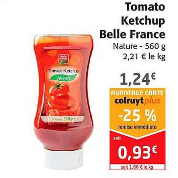 tomato ketchup bell france