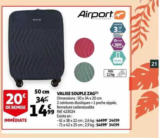 valise souple zag airport