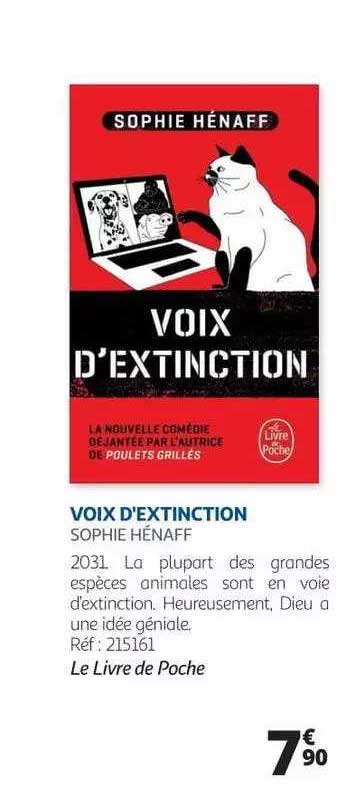 voix d'extinction - sophie hénaff