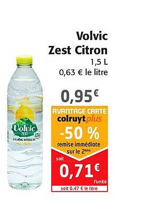 volvic  zest citron