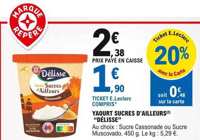 yaourt sucrés d'ailleurs "délisse"