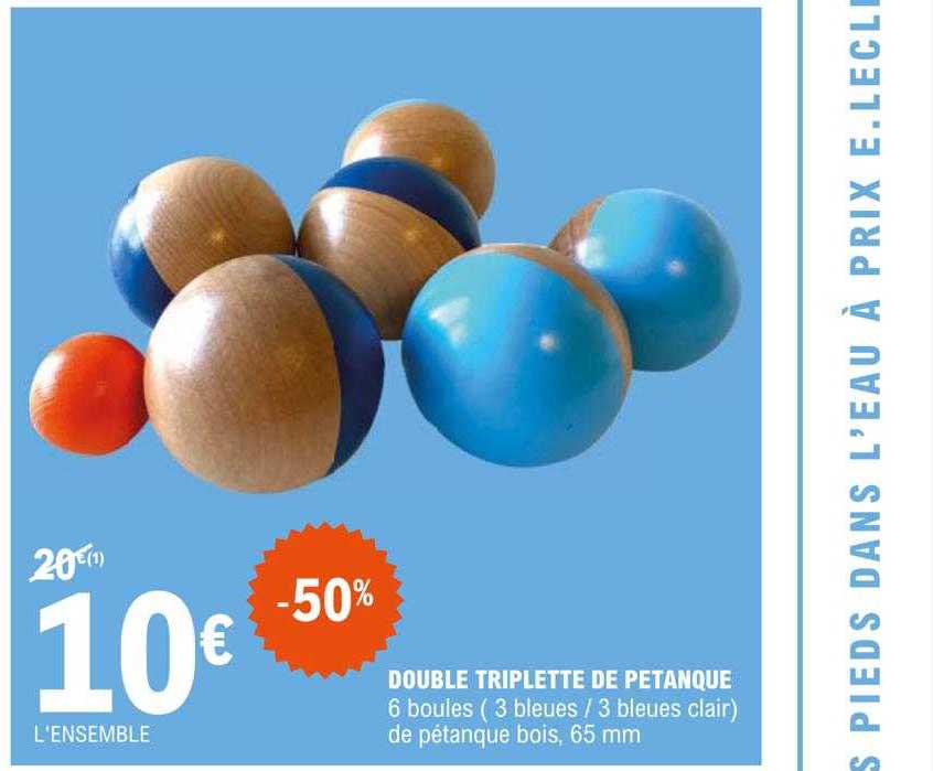 double triplette de pétanque