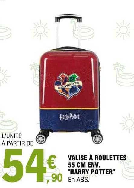 valise à roulettes 55 cm env. "harry potter"