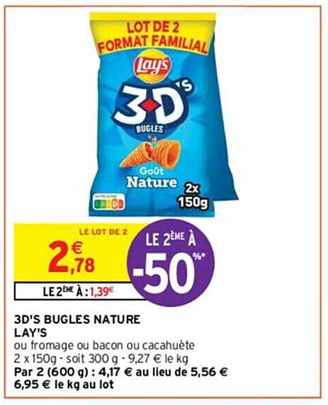 3d's Bugles Nature Lay's