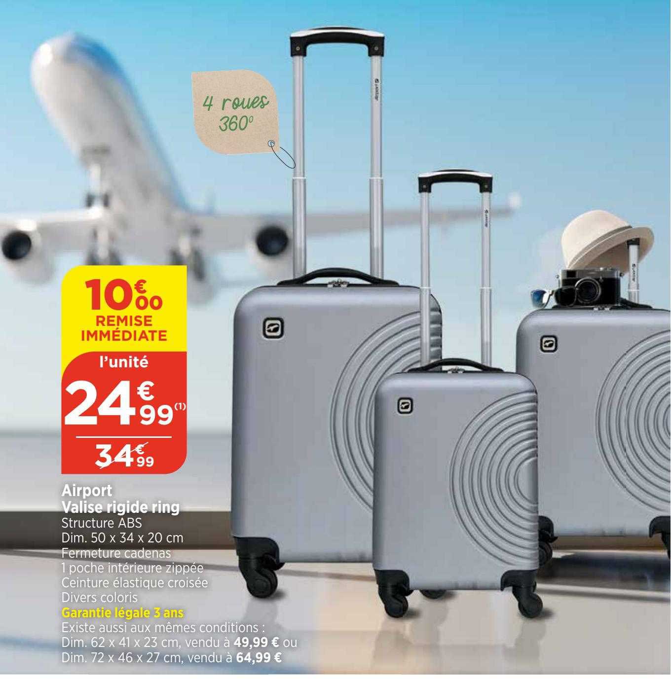 airport valise rigide ring