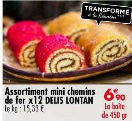 assortiment mini chemins de fer x12 delis lontan