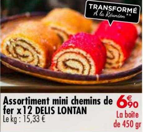 assortiment mini chemins de fer x12 delis lontan