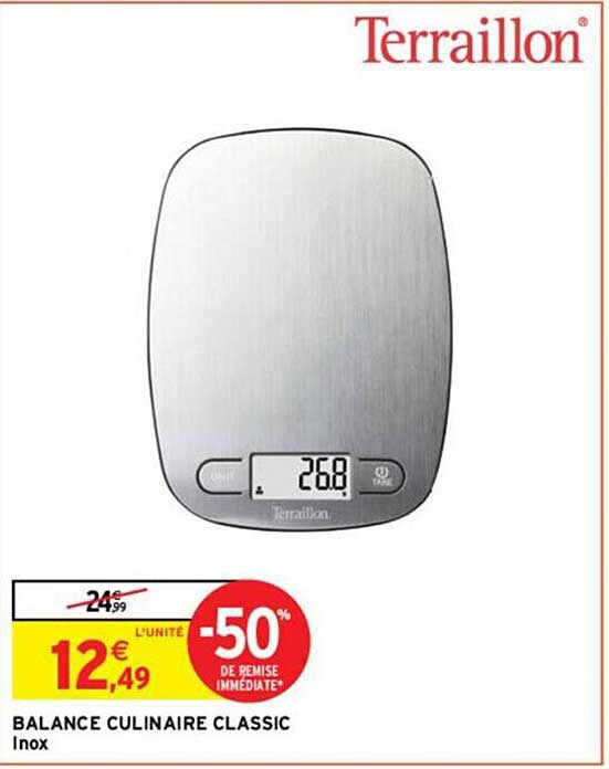 balance culinaire classic inox terraillon