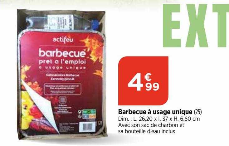 barbecue à usage unique