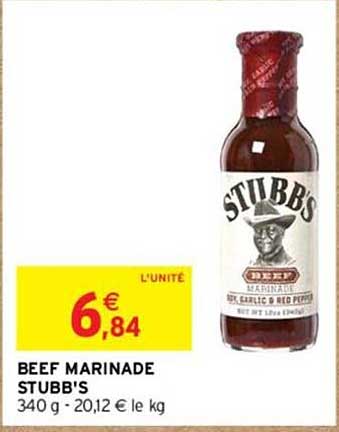 Beef Marinade Stubb's