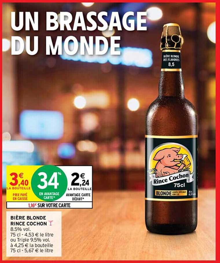 Bière Blonde Rince Cochon