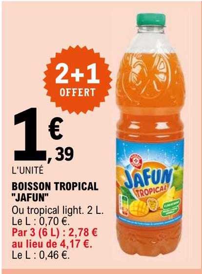 Boisson Tropical "jafun"