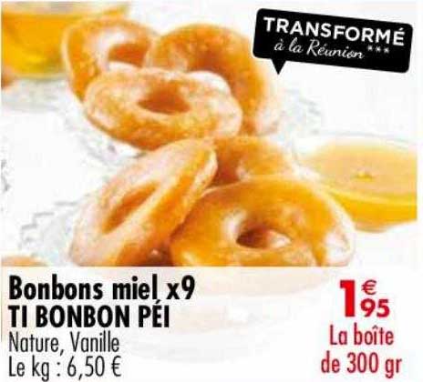 bonbons miel x9 ti bonbon péi