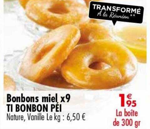 bonbons miel x9 ti bonbon péi