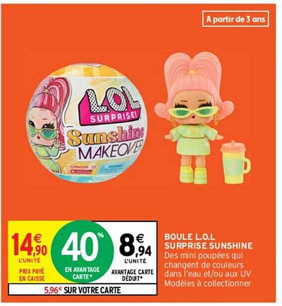 boule l.o.l. surprise sunshine