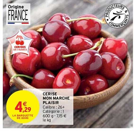 cerise mon marché plaisir