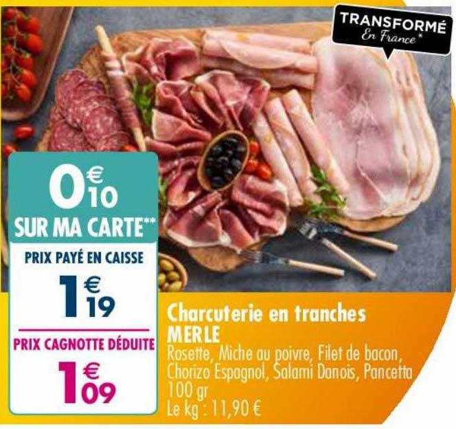 Charcuterie En Tranches Merle