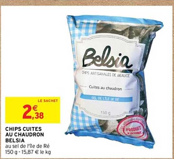 Chips Cuites Au Chaudron Belsia