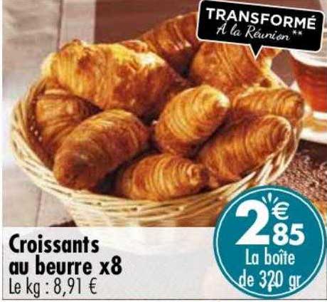 Croissants Au Beurre X8