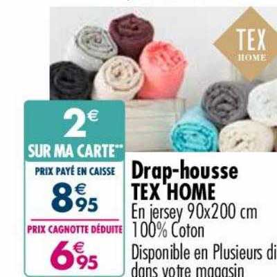drap-housse tex home