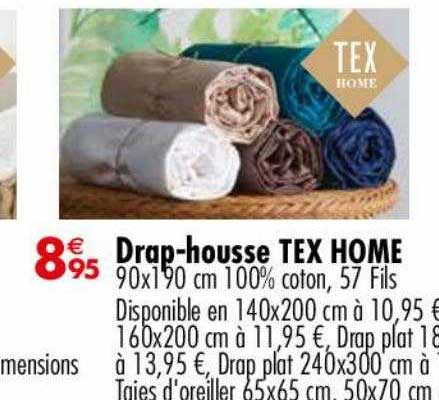 drap-housse tex home