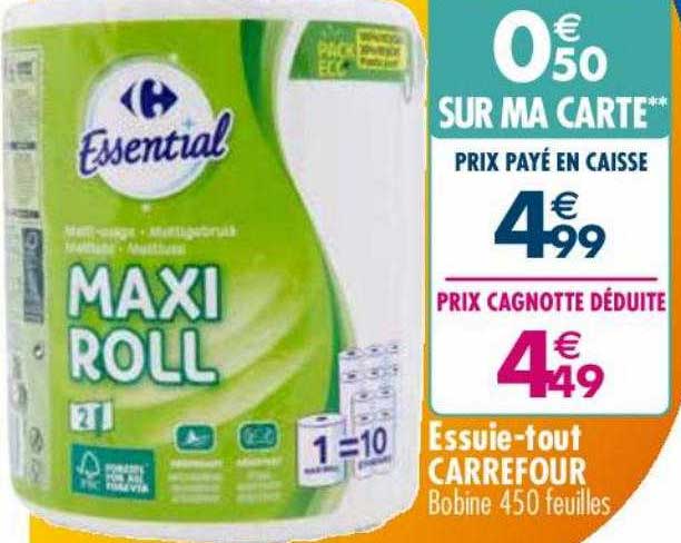 essuie-tout carrefour