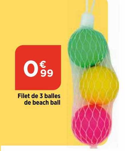 Filet De 3 Balles De Beach Ball
