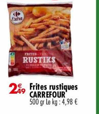 Frites Rustiques Carrefour