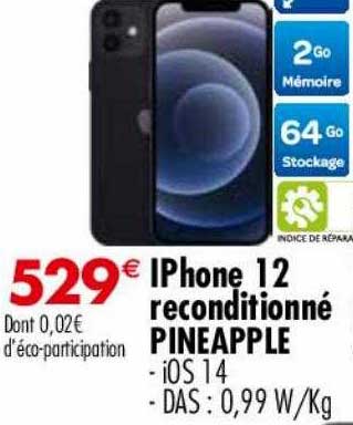 Iphone 12 Reconditionné Pineapple