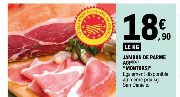 Jambon De Parme Aop "montorsi"