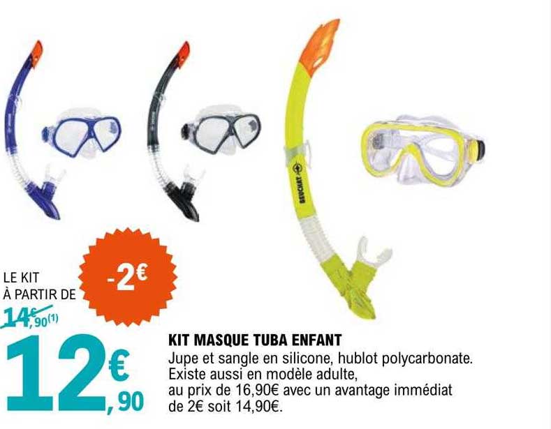 kit masque tuba enfant