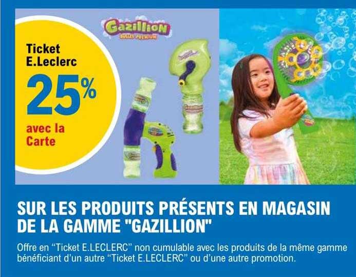 la gamme "gazillion"