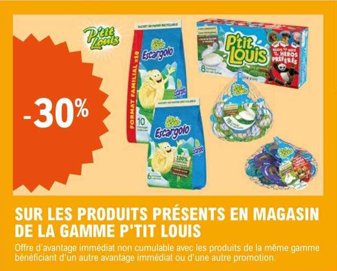 la gamme p'tit louis