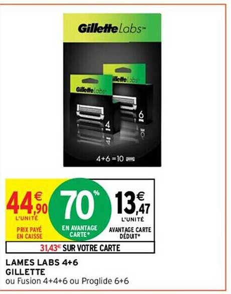 lames labs 4+6 gillette