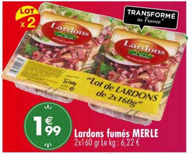 Lardons Fumés Merle