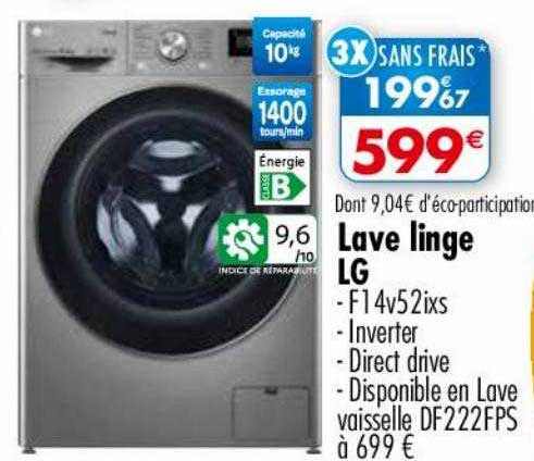 lave linge lg