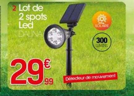 Lot De 2 Spots Led Dalina