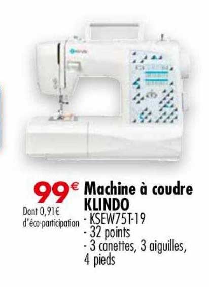 machine à coudre klindo