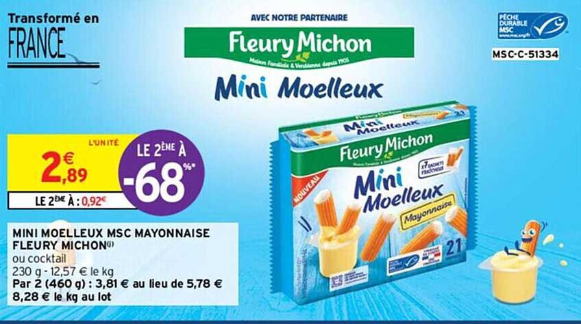 mini moelleux msc mayonnaise fleury michon