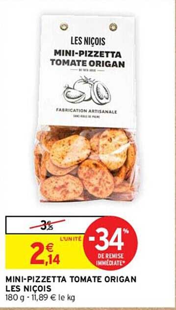 mini-pizzetta tomate origan les niçois