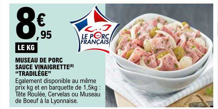 Museau De Porc Sauce Vinaigrette "tradilège"