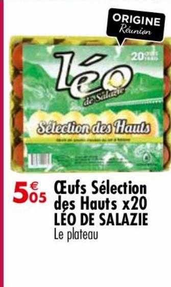 œufs sélection des hauts x20 léo de salazie