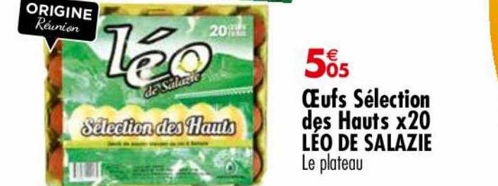 œufs sélection des hauts x20 léo de salazie