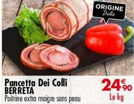 pancetta dei colli berreta