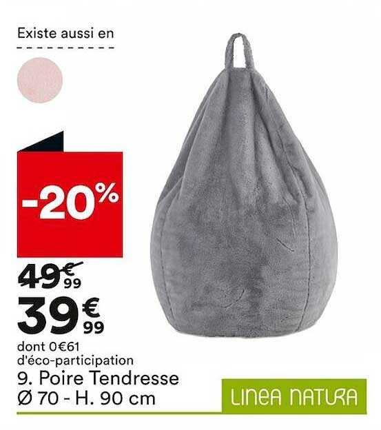 poire tendresse ø 70 - h. 90 cm linea natura