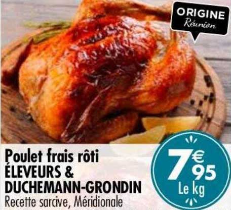 poulet frais rôti éleveurs & duchemann-grondin