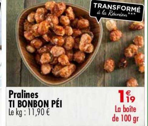 pralines ti bonbon péi