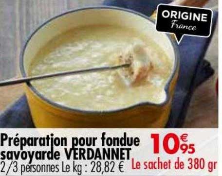 préparation pour fondue savoyarde verdannet