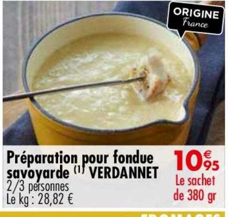 préparation pour fondue savoyarde verdannet